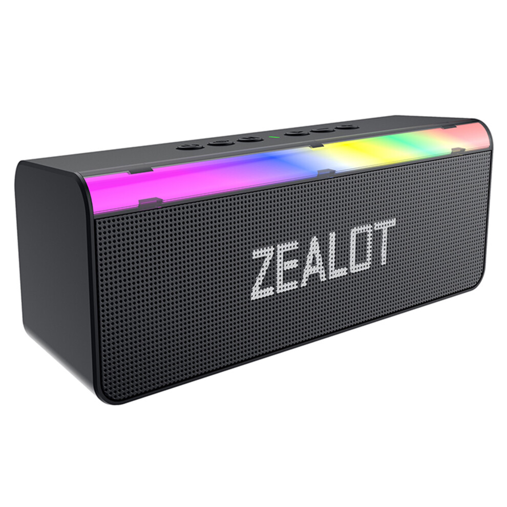 S72 Bluetooth Wireless Speaker 20W Stereo Sound, 20Cm Black 7641329401388
