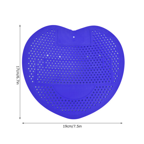 Schermo per orinatoio 55 g 19x17x0.5cm Blu aromatico 2