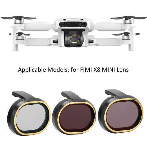 Kit de 3 filtres CPL/ND8/ND16 pour X8 Mini 2
