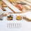 1:12 Table de cuisine pour maison de poupée blanche 11x6,5x5,5cm 14