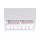 1:12 Table de cuisine pour maison de poupée blanche 11x6,5x5,5cm 12