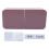 Scatola per trucco rosa/viola con coperchio a ribalta 2