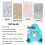 16 pièces de trépan diamantés pour perceuse 6-50 mm bleu clair 3