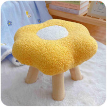 Shoe Bench, Foot Stool, Comfortable Pouf, Shoe Bench in Flower Shape