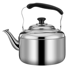 Kettle Stove Top Ergonomic Handle Stainless Steel Whistle Teapot 6L Silver