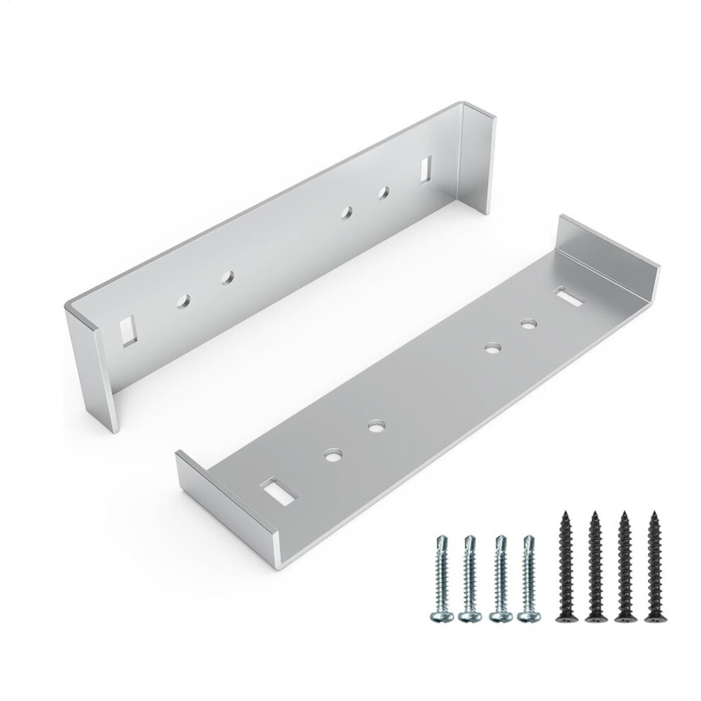 Mounting For Mailbox, 2 Pieces Adapter Plate Made Of Aluminum With Screw, Hardware Mounts, Tools And Diy For Family, Friends 6276012111421