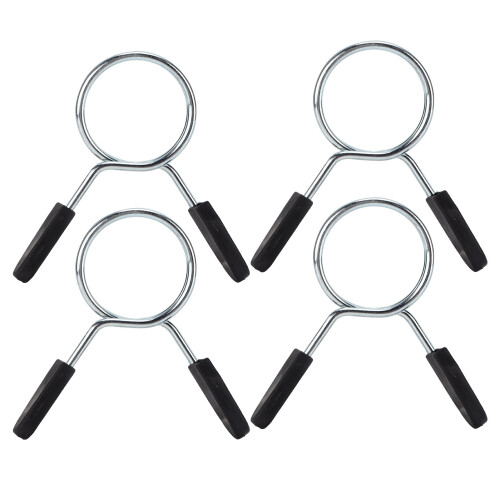4 Stück Stahl-Sicherungsclips passend für 48mm Hantel-Set 1