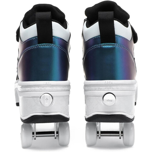 Roller Skates Shoes with Wheels for , 2in1 Inline Skates, EU 37 2