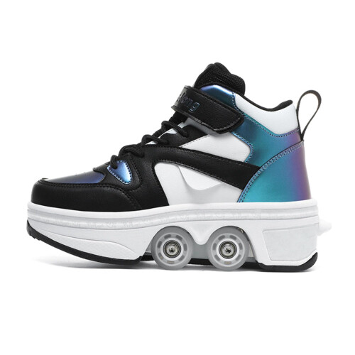 Roller Skates Shoes with Wheels for , 2in1 Inline Skates, EU 37