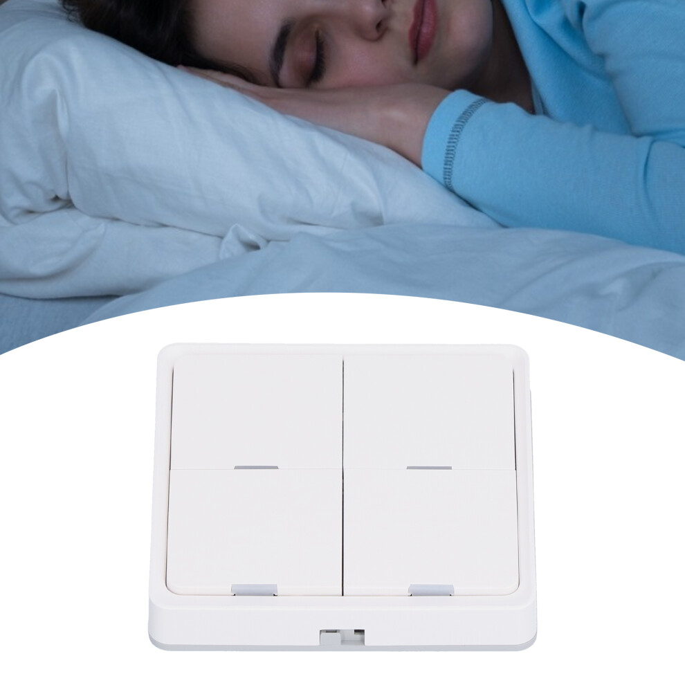 4G Wireless Zigbee Wifi Scene Switch, Abs, White, 92G 7671329425626