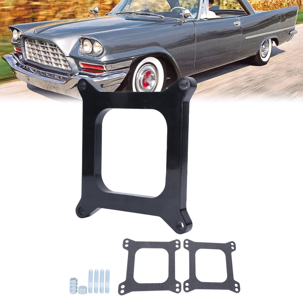 1/2In Phenolic Carburetor Spacer Open Center Square Bore For 4150/4160 4361329425940