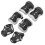 Kit di protezione per skateboard per bambini 6 pezzi Nero 14