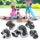 Kit di protezione per skateboard per bambini 6 pezzi Nero 13