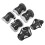 Kit di protezione per skateboard per bambini 6 pezzi Nero 2
