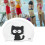 Lot de 2 bonnets de natation en silicone à motif chat, taille unique 7