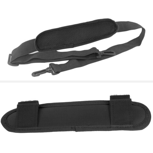 Cuscinetto imbottito in memory foam spesso - 27x6,5 cm, nero 2