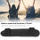 Cuscinetto imbottito in memory foam spesso - 27x6,5 cm, nero 10