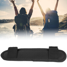Cuscinetto imbottito in memory foam spesso - 27x6,5 cm, nero