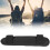 Cuscinetto imbottito in memory foam spesso - 27x6,5 cm, nero 1