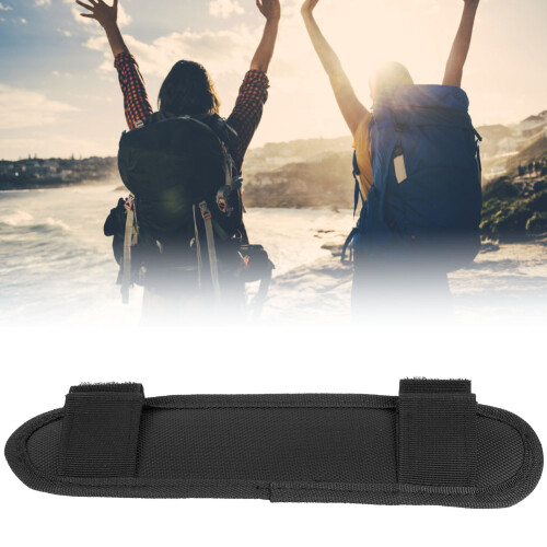 Cuscinetto imbottito in memory foam spesso - 27x6,5 cm, nero