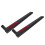 2 antennes WiFi SMA MIMO double bande noires 8 dBi 3