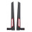 2 antennes WiFi SMA MIMO double bande noires 8 dBi 2