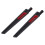 2 antennes WiFi SMA MIMO double bande noires 8 dBi 10
