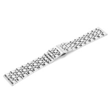 Bracelet de montre en acier inoxydable 21 mm - 180 mm, argent