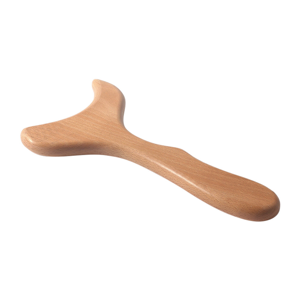 Wooden Lymphatic Drainage Massage Paddle 29x16cm Body Sculpting Tool