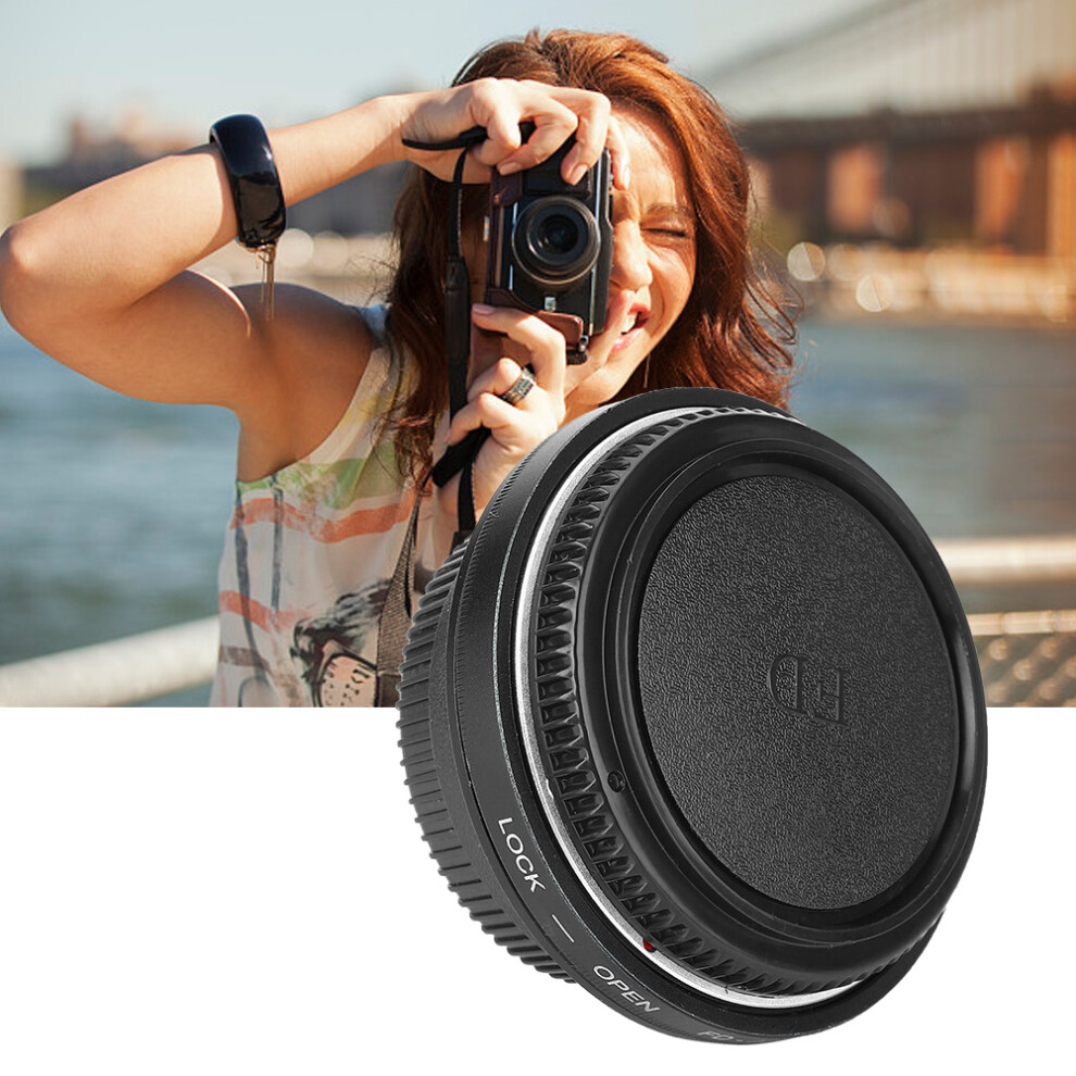 Fd-Ai Adapter Ring For Canon Fd Lens To Nikon Ai Mount, Durable Aluminum, Black 8751329438044