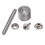 Kit de boutons-pression en acier inoxydable 1 ensemble toile 7