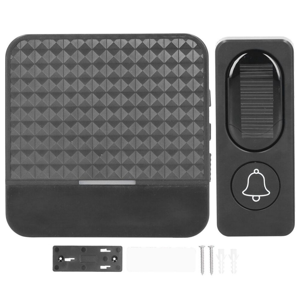 Wireless Door Bell Solar Powered Waterproof Intelligent Doorbell Set