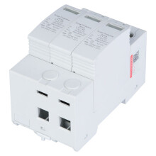 40KA 3P Home Surge Arrester with Anti-Corrosion Flame Retardant Shell