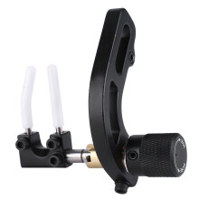 Premium Aluminum Arrow Rest for Right Hand Compound Bow, Black, Compact