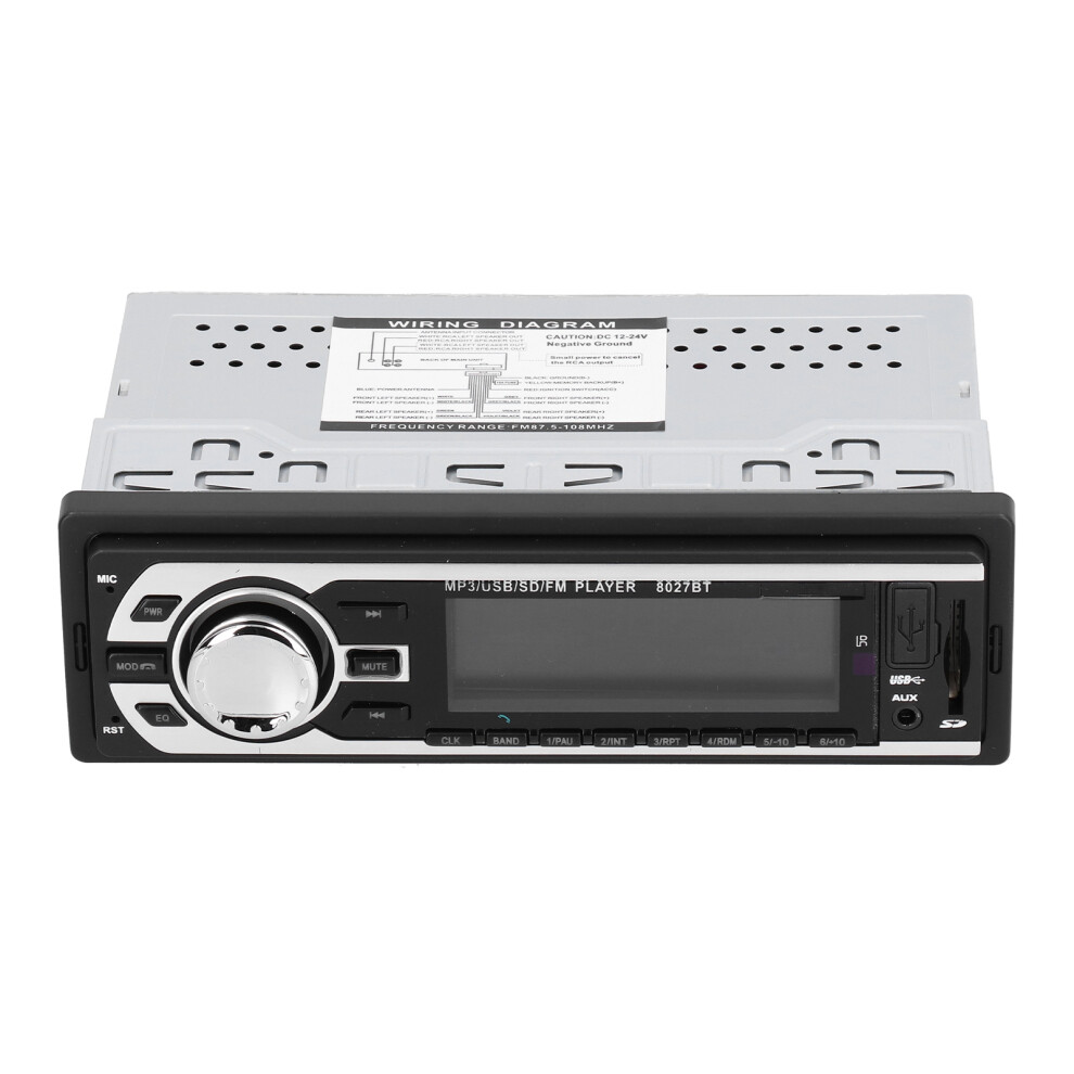 Universal Car Radio Receiver Multimedia Player With Remote, 240W, 12V/24V 4941329443610