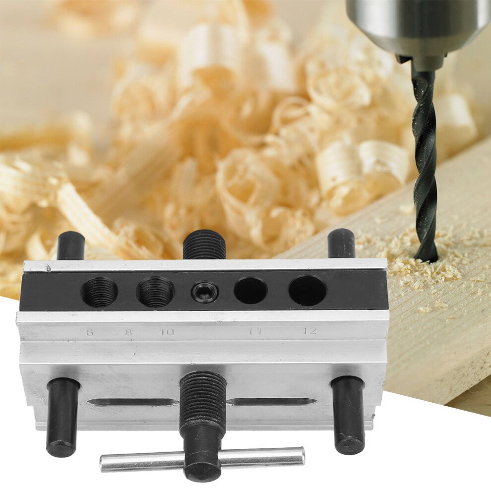 Woodworking Doweling Jig Tool Aluminum 10-55Mm Self Centering Drilling Guide 4901329445007