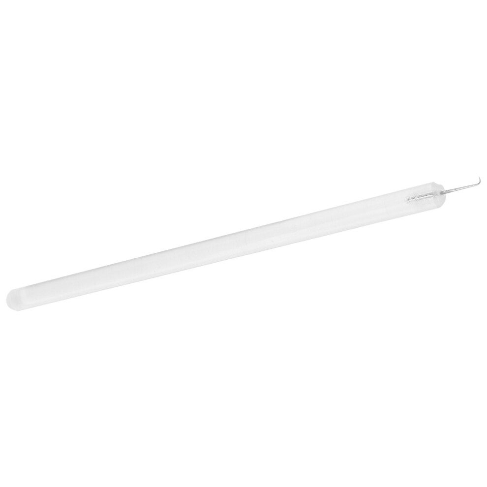 Transparent ABS & Steel Ventilating Needle Set for Wig Making, Sizes S/M/L
