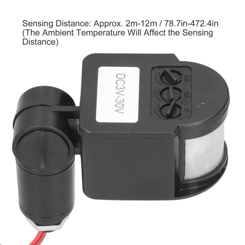Solar PIR Human Motion Sensor Lamp DC3V-30V 50W 120 Inductive Switch 2