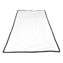 Hochauflösender 100" faltbarer tragbarer Projektionsschirm 211x125cm Weiß