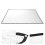 Écran de projection HD 100 pouces 211125 cm blanc 3
