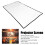 Écran de projection pliable HD 120 pouces 265x150 cm blanc 6