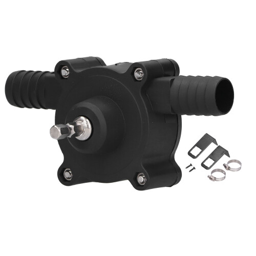 Pompe pour perceuse électrique manuelle en ABS, entrée/sortie de 19 mm, 6,35 mm 1
