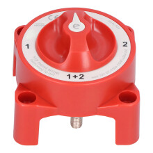Interrupteur de batterie 4-Position 3/8in-16 rouge 32V 350A