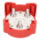 Interrupteur de batterie 4-Position 3/8in-16 rouge 32V 350A 6