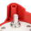 Interrupteur de batterie 4-Position 3/8in-16 rouge 32V 350A 9