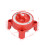 Interrupteur de batterie 4-Position 3/8in-16 rouge 32V 350A 8