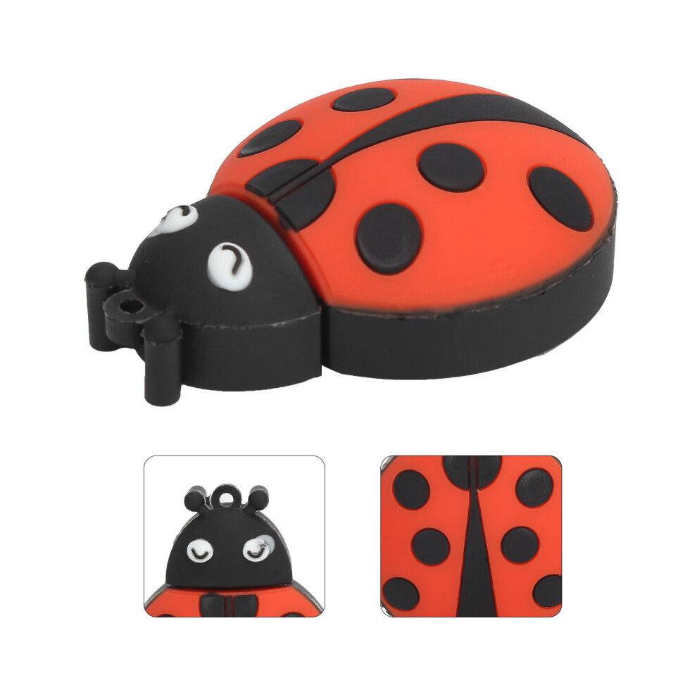 64Gb Cartoon Ladybug Usb Flash - Stylish & Portable Data Solution 8491329464376