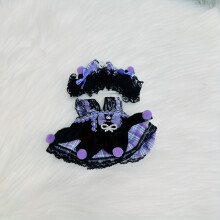 kuromi pour l'ensemble d'accessoires de tenue de poupée Labubu, adapté à des vêtements de poupée de 6,63 pouces (à l'exclusion des poupées)