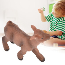 Modèle de mouton en PVC figurine jouet 7x2x7 cm 2.8x0.8x2.8 3+