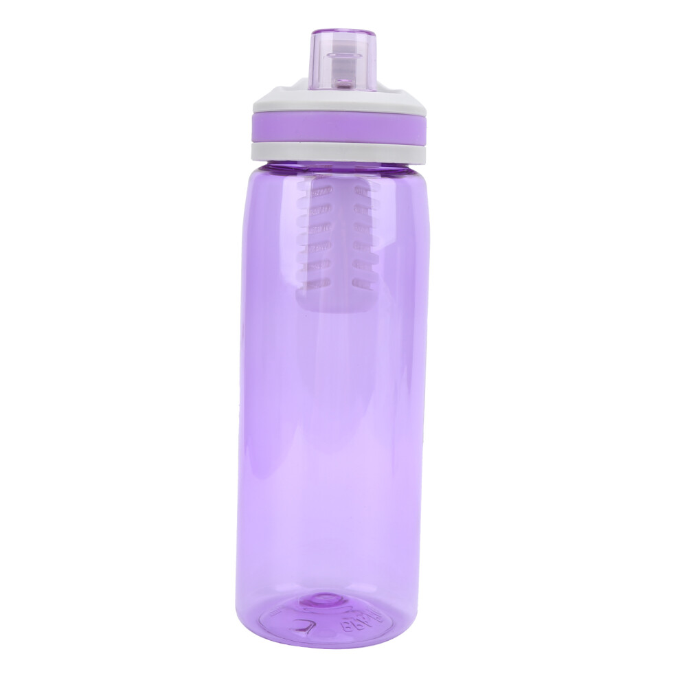 Portable 770ml Water Bottle with Built-in Filter for Camping & Hiking Purple-image-OPC-PJ6DJGM-NEW